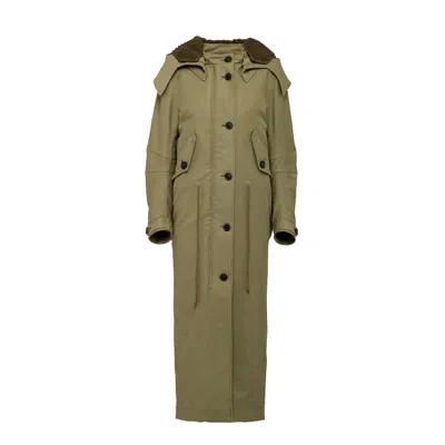 PRADA PRADA LONG PARKA COAT