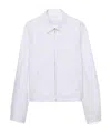 Prada Long Sleeve Casual Jacket In White
