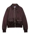 Prada Long Sleeve Casual Jacket In Brown