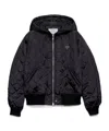 Prada Womens Blue Re Nylon Lightweight Quilted Woven Jacket In Blue