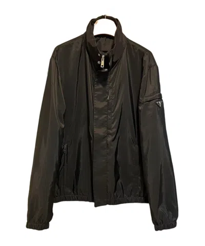 Prada Long Sleeve Casual Jacket In Black