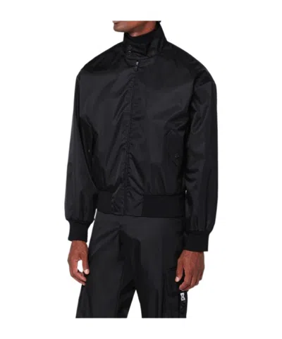 Prada Long Sleeve Casual Jacket In Black