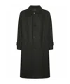 Prada Long Sleeve Coat In Black