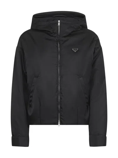 Prada Long Sleeve Cotton Coat