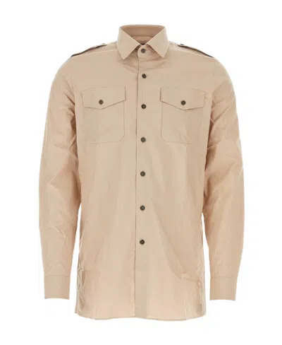 PRADA PRADA LONG-SLEEVED BUTTON-UP SHIRT