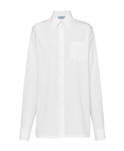 PRADA PRADA BUTTON-UP LONG SLEEVED SHIRT