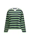 Prada Embroidered Cotton Oversize T-shirt In Multi
