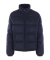 Prada Medium-weight Cashmere Down Jacket In Blue