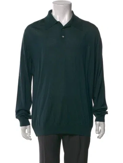 Pre-owned Prada Long Sleeve In Green