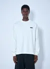 Prada Long-sleeved Cotton T-shirt In White