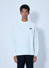 Prada Long-sleeved Cotton T-shirt In White