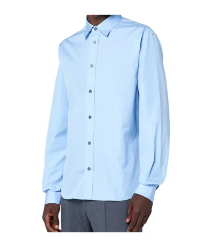 Prada Long Sleeve Shirt In Blue
