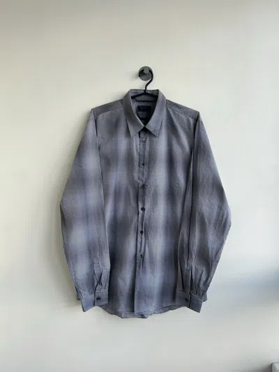 Pre-owned Prada Long Sleeve Shirts Italy Designer In Grey