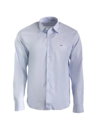 PRADA LONG SLEEVE STRIPED SHIRT