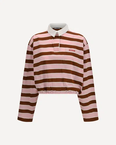 Prada Long-sleeve T-shirt In Filo Di Scozia Cotton In Multi