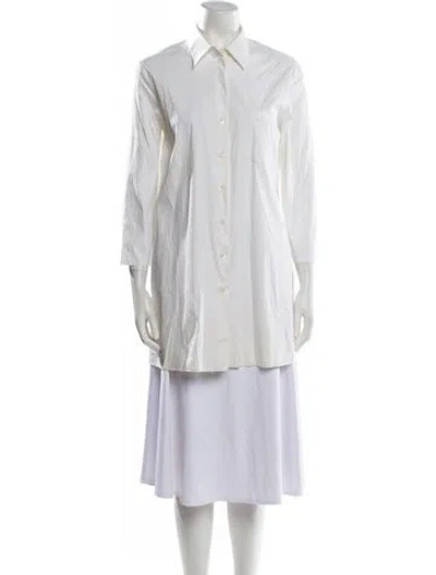 Pre-owned Prada Long Sleeve Tunic In Neutral