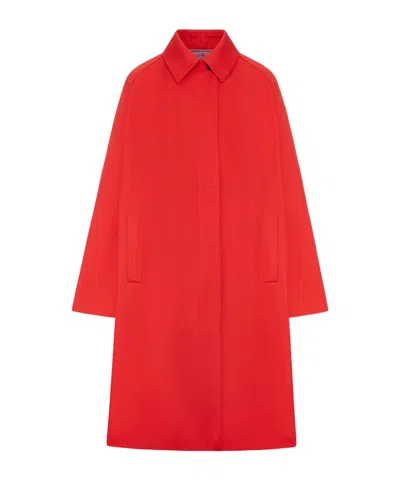 Prada Long Sleeve Windbreaker In Red