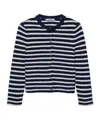 Prada Bouclé Cardigan In Black