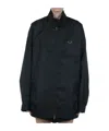 Prada Long-sleeved Casual Jacket In Black