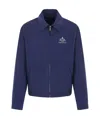 Prada Logoed Jacket In Blue