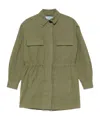 Prada Cotton Jacket In Green