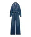 Prada Denim Jumpsuit In Blue