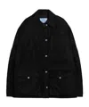 Prada Womens Black Re-nylon Quilted Recycled-nylon Jacket In Black