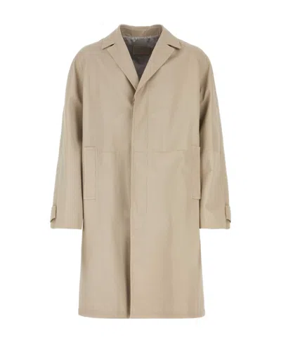 PRADA PRADA KNEE-LENGTH TRENCH COAT