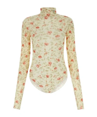 Prada Long-sleeved Jumpsuit In Printed