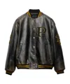 Prada Gepolsterte Bomberjacke Aus Leder In Black