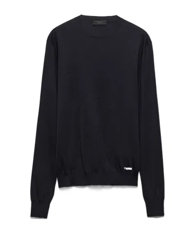 PRADA PRADA LONG SLEEVED CREWNECK JUMPER