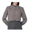 Prada Long-sleeved Shirt In Black