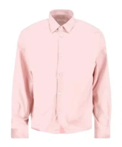 Prada Long-sleeved Shirt In Pink