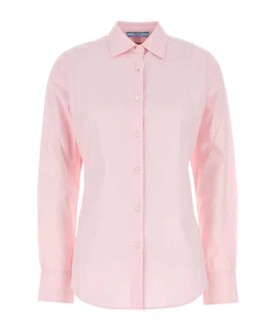 PRADA PRADA BUTTON-UP OXFORD SHIRT