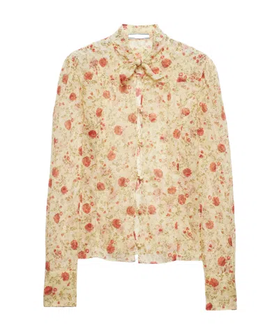PRADA PRADA ALLOVER FLORAL PRINTED SHIRT