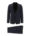 Prada Long-sleeved Suit In Black