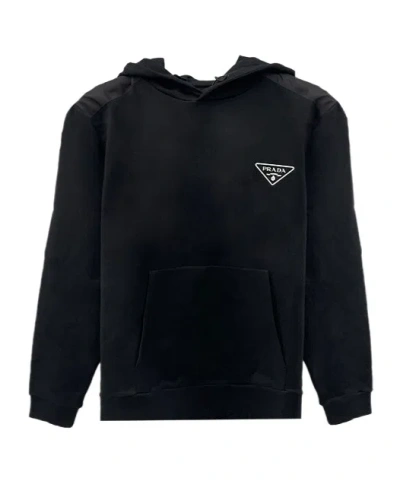 Prada Long-sleeved Sweater In Black