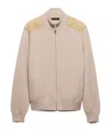Prada Long-sleeved Sweater In Desert Beige