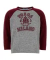 Prada Logo Intarsia Cashmere Sweater In Gray