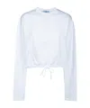 Prada Long-sleeved T-shirt In White