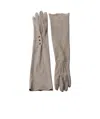 Prada Handschuhe Aus Wildleder In Cloud Gray