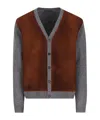 Prada Long-sleeve Cardigan In Multi