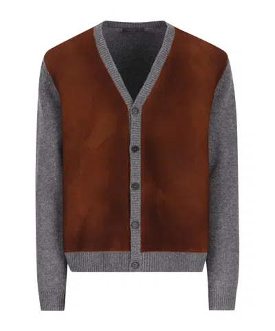 Prada Long-sleeve Cardigan In Multi