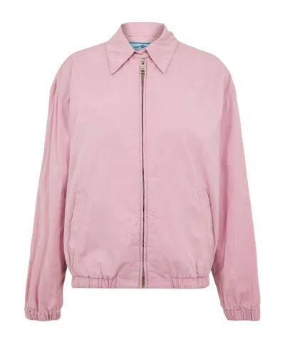 Prada Long-sleeve Casual Jacket In Multi