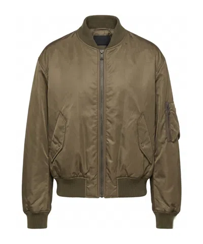 Prada Long-sleeve Casual Jacket In Green