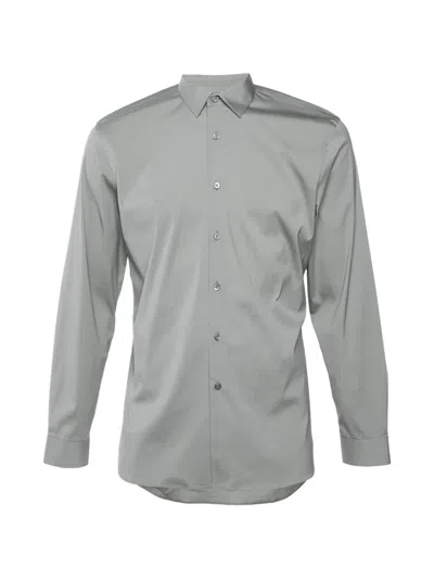 Pre-owned Prada Long-sleeve Shirt In Gray