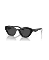 Prada Dark Grey Butterfly Ladies Sunglasses Pr A02sf 16k08z 55 In Black