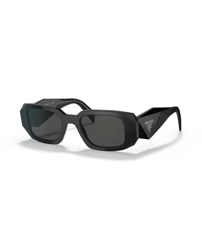PRADA LOW BRIDGE RECTANGULAR WOMEN'S SUNGLASSES, PR 17WSF