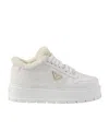 Prada Low Help Recreational Shoe In White