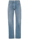 Prada Cropped Straight-leg Jeans In Blue